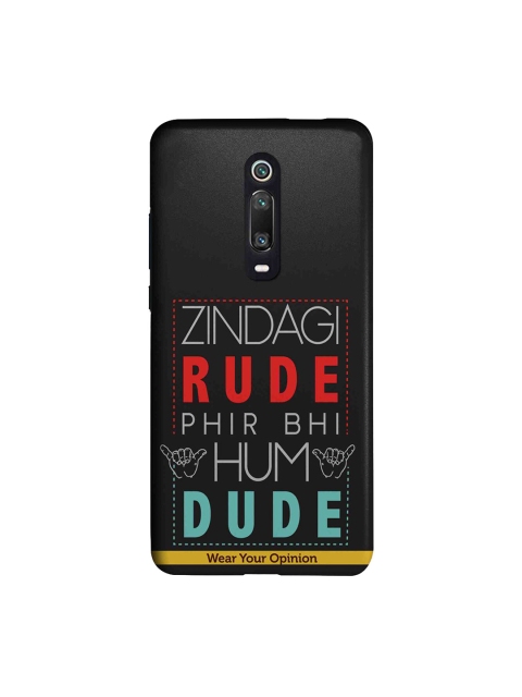 

CelfieDesign Black & Red Zindagi Rude Xiaomi Redmi K20 Pro Back Cover