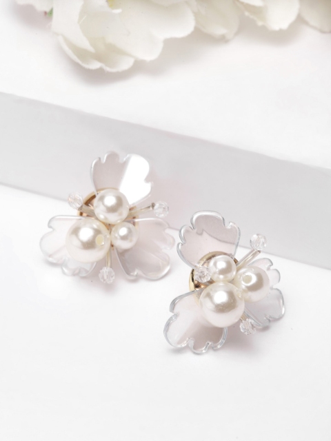 

AVANT-GARDE PARIS White Contemporary Studs