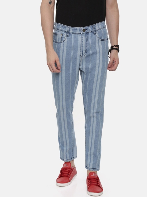 

CINOCCI Men Blue Slim Fit Mid-Rise Clean Look Jeans