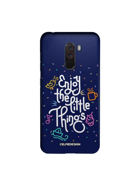 

CelfieDesign Navy Blue Printed Xiaomi Poco F1 Phone Back Cover