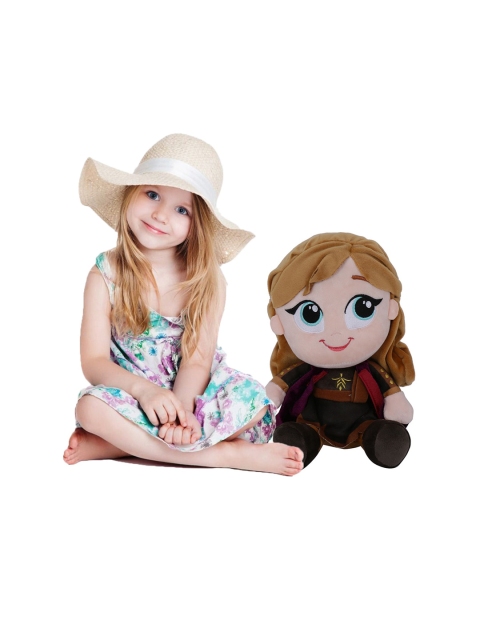 

DISNEY PLUSH Beige & Red Frozen 2 Anna Soft Stuff Toys