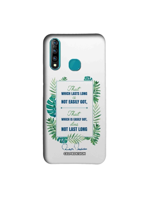 

CelfieDesign White & Blue Lasts Long AB Quotes Vivo Z1 Pro Sustainable Back Cover