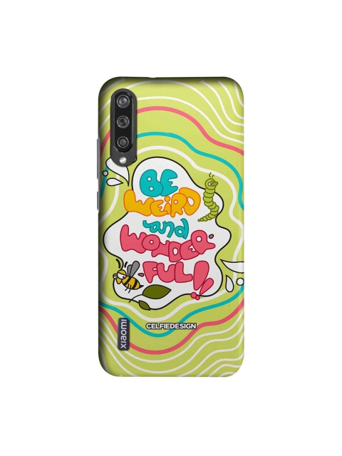 

CelfieDesign Unisex Green & White Be Weird And Wonderful Xiaomi Mi A3 Back Cover