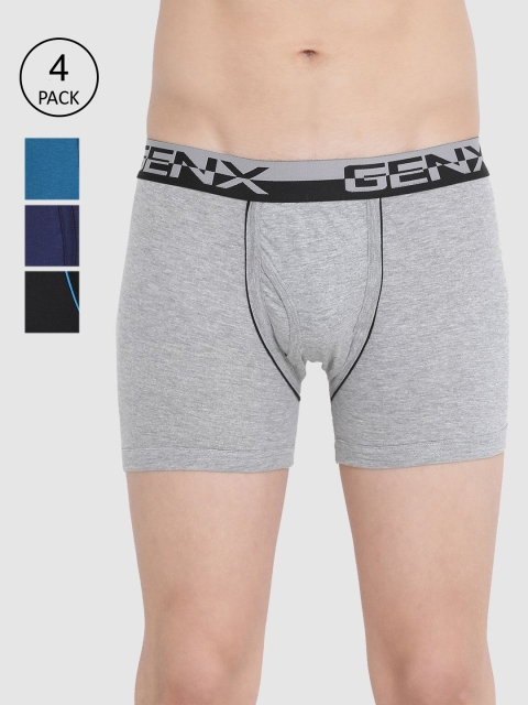 

Genx Men Pack of 4 Assorted Trunks GENX_GST_TRK_OE_4PC