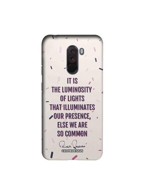 

CelfieDesign White & Purple Presence AB Quotes Xiaomi Poco F1 Sustainable Case