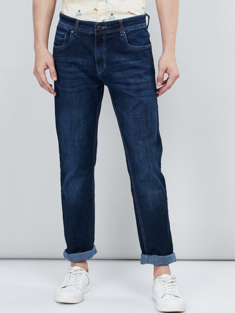 

max Men Blue Slim Fit Mid-Rise Clean Look Jeans