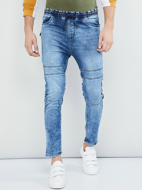 

max Men Blue Slim Fit Mid-Rise Clean Look Jeans