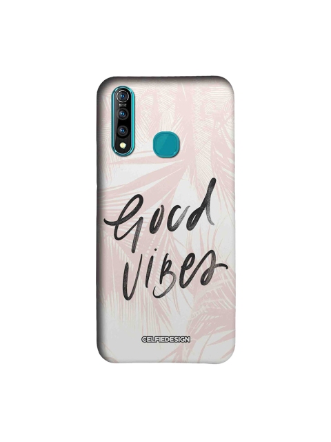 CelfieDesign White & Pink Printed Vivo Z1 Pro Phone Back Cover