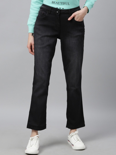 

Park Avenue Woman Women Black Regular Fit Jeans