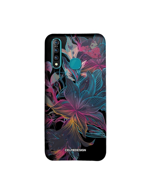 

CelfieDesign Black & Blue Neon Flowers Vivo Z1 Pro Sustainable Back Cover