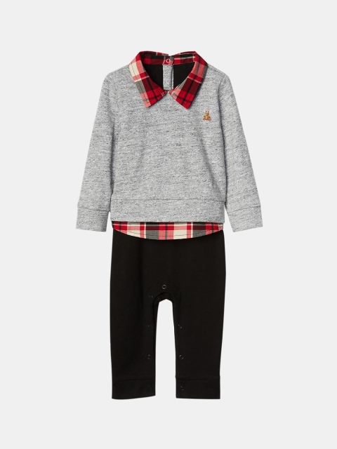 

GAP Baby Grey Plaid Triple Layer One Piece