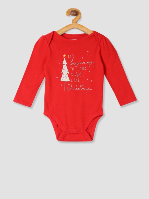 

GAP Girls Red Festive Graphic Bodysuit