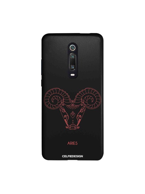 

CelfieDesign Unisex Black & Pink Aries Printed Sustainable Xiaomi Redmi K20 Pro Back Case