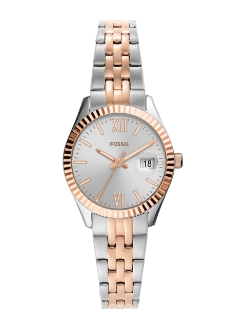 

Fossil Women Silver-Toned Analogue Watch