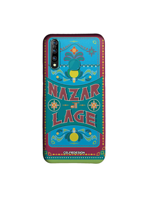

CelfieDesign Unisex Blue Green Nazar Lage Quirky Sustainable Vivo Z1 Pro Back Cover