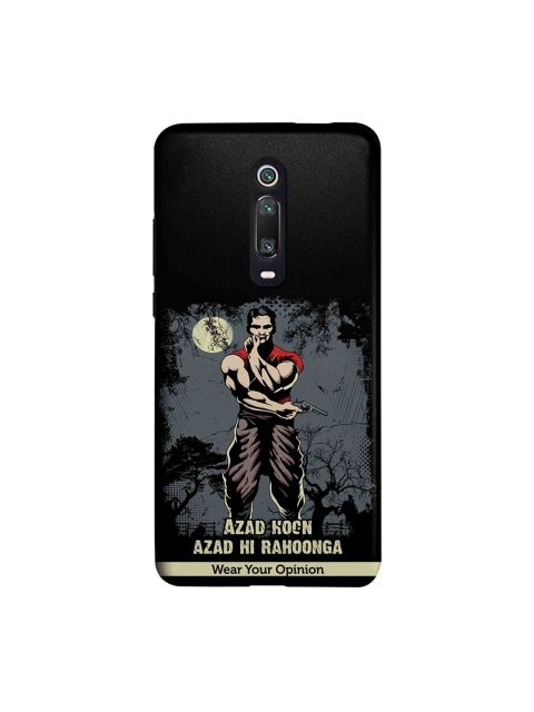 

CelfieDesign Unisex Black & Grey Typography Printed Sustainable Xiaomi Redmi K20 Pro Back Case