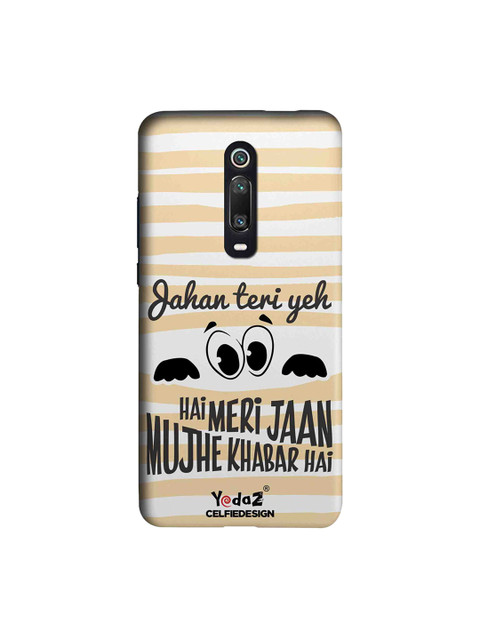 

CelfieDesign Beige & White Jahan Teri Ye Nazar Hai Meri Jaan Xiaomi Redmi K20 Pro Sustainable Back Cover