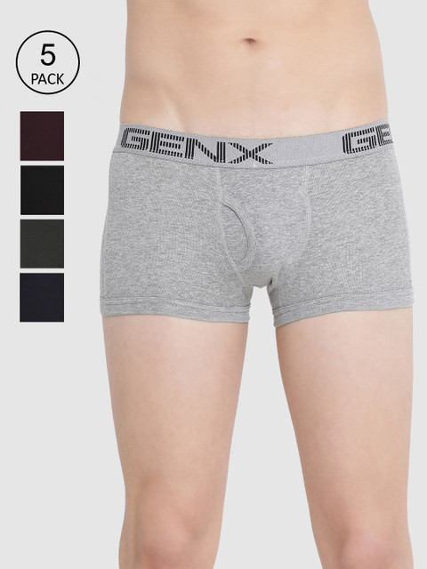 

Genx Men Pack of 5 Assorted Cotton Trunks GENX_FLT_MTK_OE_5PC