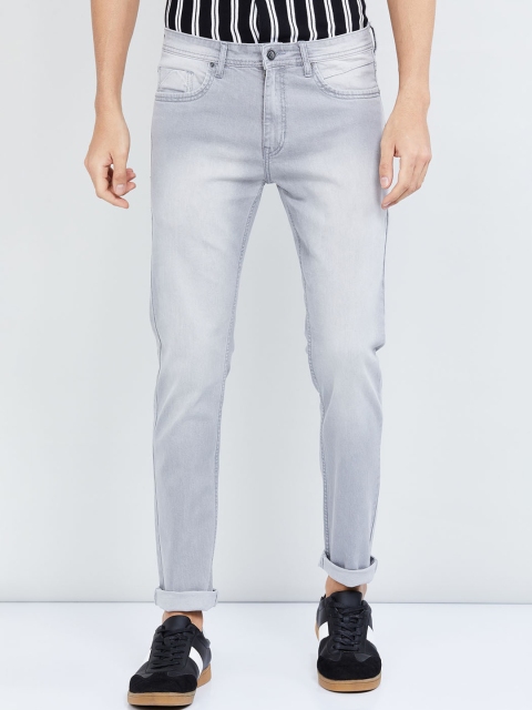 

max Men Grey Skinny Fit Jeans