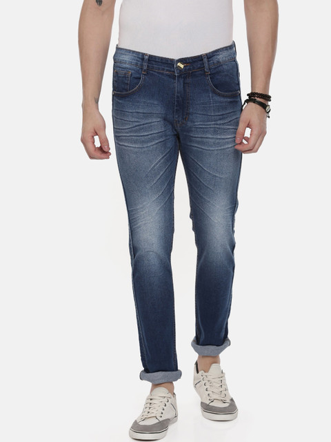 

CINOCCI Men Blue Tapered Fit Jeans
