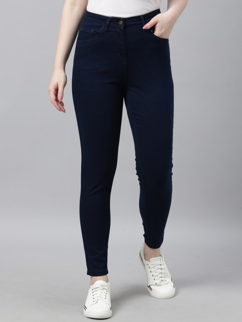 

Park Avenue Woman Navy Blue Skinny Fit Jeans