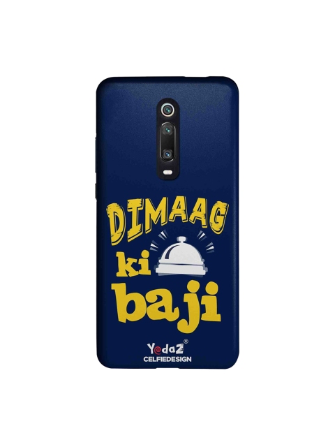 

CelfieDesign Navy Blue & Yellow Printed Xiaomi Redmi K20 Pro Phone Back Cover