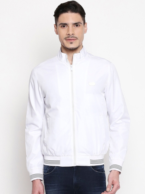 

Mufti Men White Solid Bomber