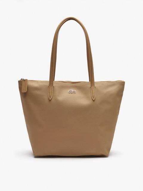 

Lacoste Brown Solid Tote Bag