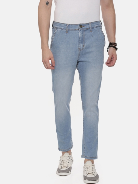 

CINOCCI Men Blue Slim Fit Mid-Rise Clean Look Jeans