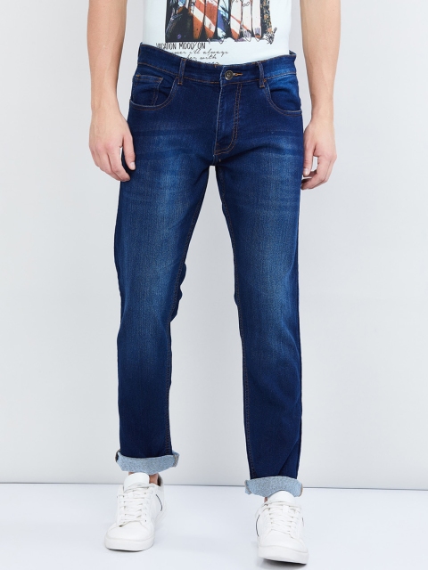 

max Men Blue Regular Fit Jeans