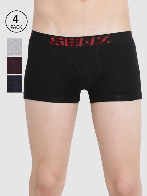 

Genx Men Pack Of 4 Assorted Trunks GENX_FLT_MTK_OE_4PC