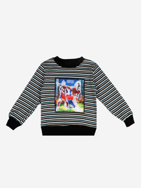 

DOROKIDS Boys Blue Printed Sweatshirt