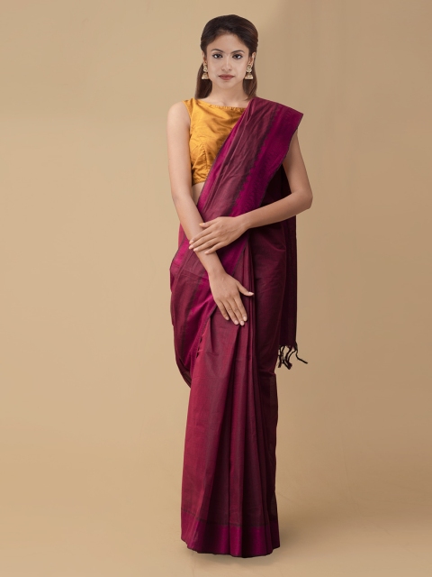 

Unnati Silks Maroon Printed Saree