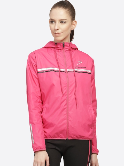 

SG Women Pink Printed Sporty Jacket