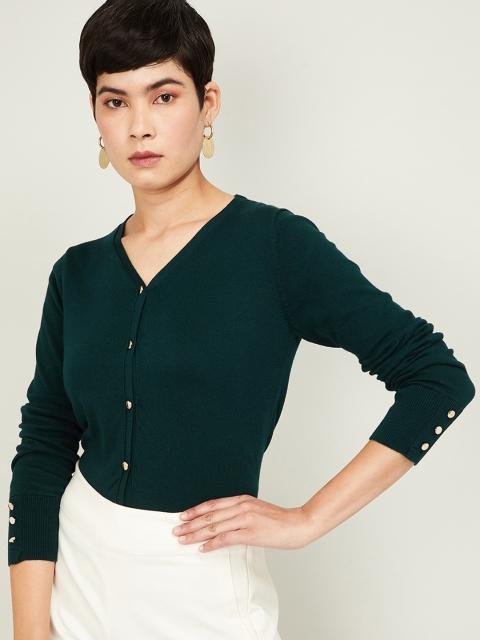 

Bossini Women Green Solid Top