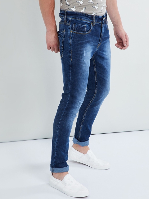 

max Men Blue Skinny Fit Jeans