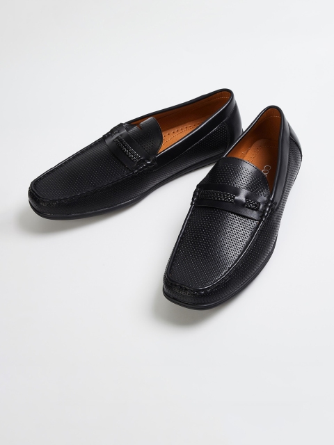 

CODE by Lifestyle Men Black Textured Formal Loafers
