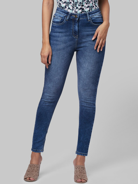 

Park Avenue Woman Blue Skinny Fit Jeans