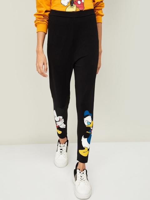 

Ginger by Lifestyle Women Black Regular Fit Solid Regular Trousers