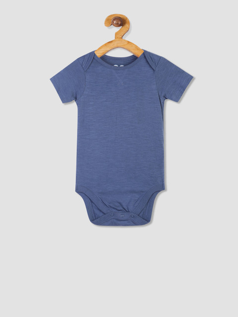 

The Childrens Place Girls Blue Solid Bodysuit