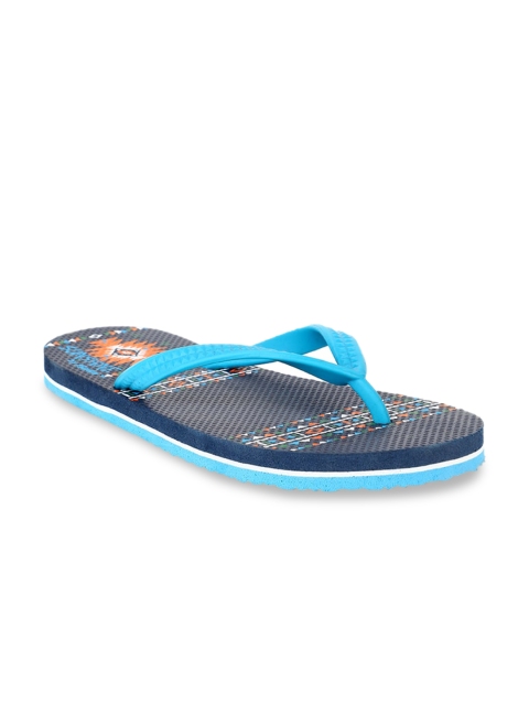

Bata Women Blue Printed Room Slippers
