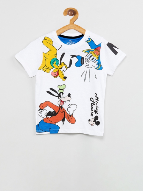 

max Boys Multicoloured Printed V-Neck T-shirt, Multi