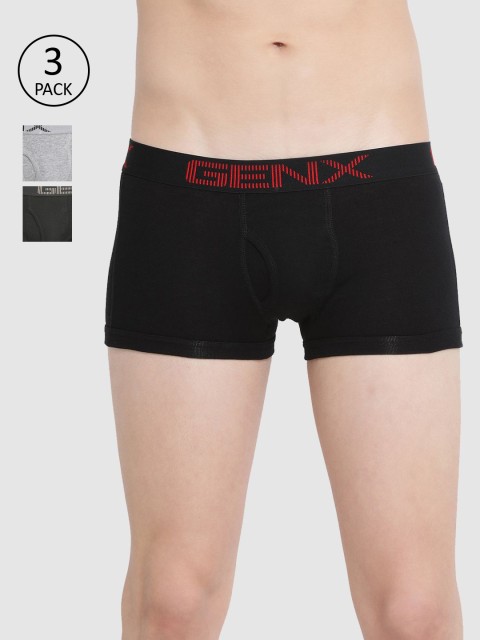 

Genx Men Pack of 3 Assorted Solid Trunks GENX_FLT_MTK_OE_3PC