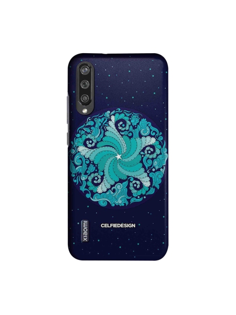 

CelfieDesign Unisex Navy Blue & Turquoise Blue Starfish Mandala Printed Sustainable Xiaomi Mi A3 Back Case