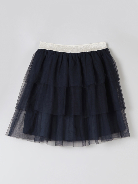 

GAP Girls Navy Blue Tulle Tiered Flippy Skirt