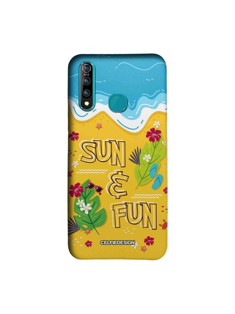 

CelfieDesign Yellow & Blue Sun & Fun Vivo Z1 Pro Sustainable Back Cover