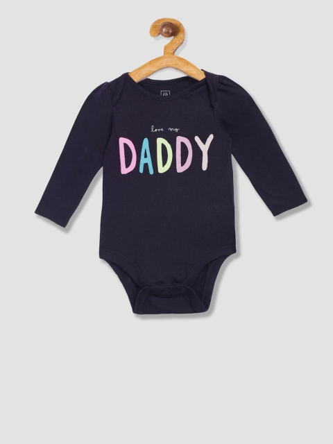 

GAP Infants Navy Bright Family Graphic Bodysuit, Navy blue