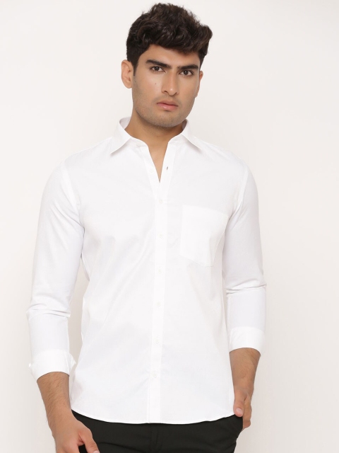 

Tistabene Men White Regular Fit Solid Casual Shirt