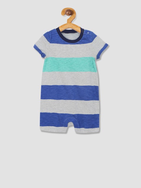 

GAP Baby Grey Stripe Slub Shortie One Piece