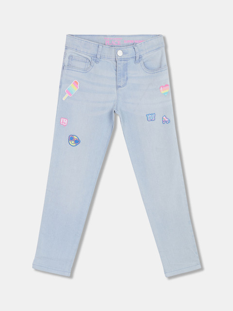 

The Childrens Place Girls Blue Slim Fit Jeans